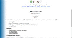 Desktop Screenshot of ebispro.de